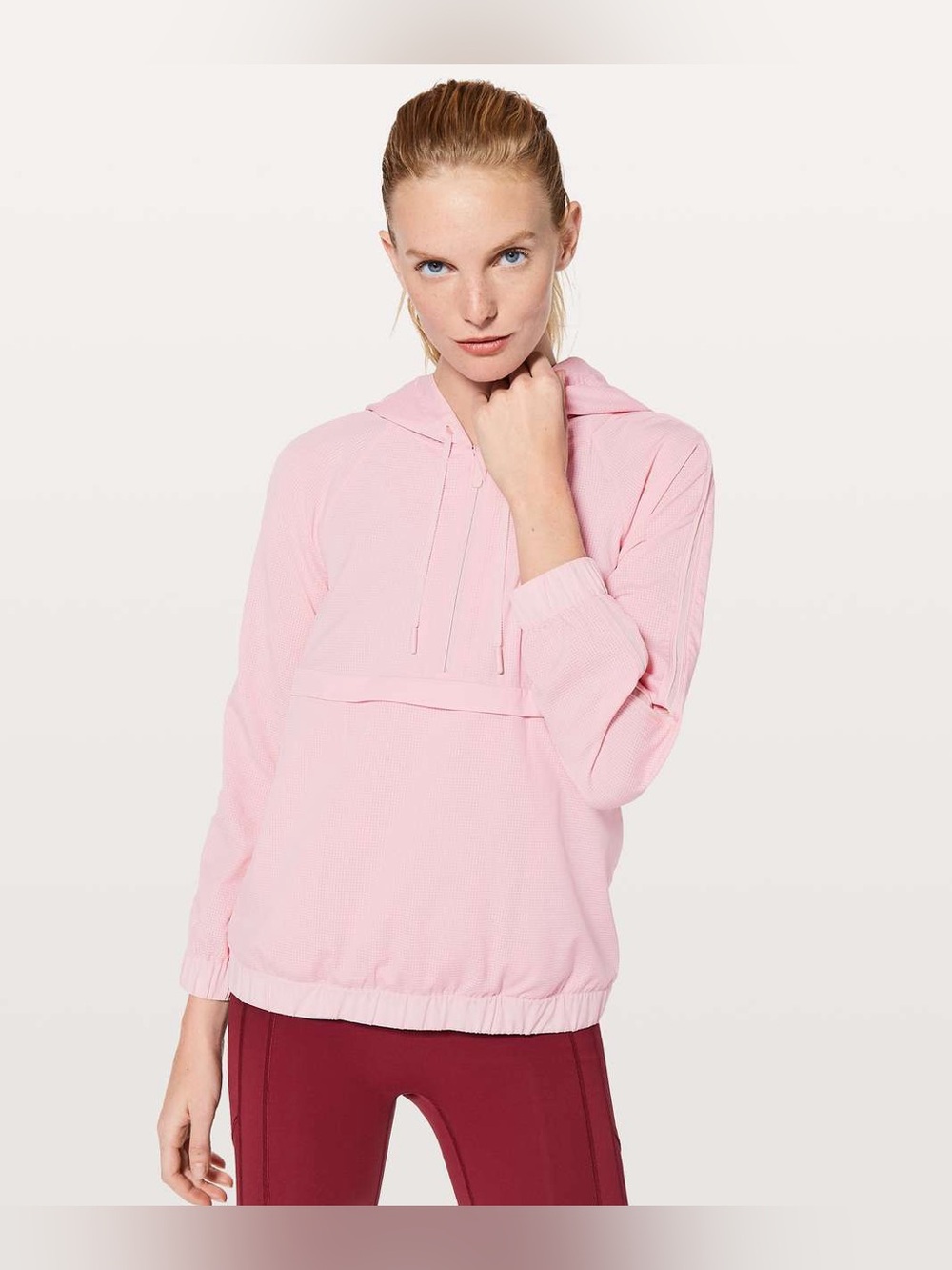 Lululemon Pack Light 1/2 Zip Pullover Petals